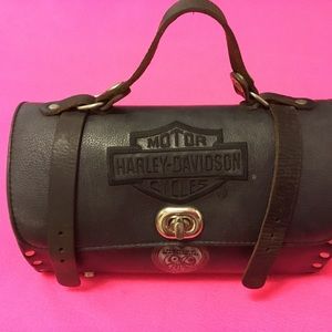Vintage Harley Davidson Leather Bag